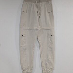 Smawell Convertible Hiking Pants Cream Size Medium
